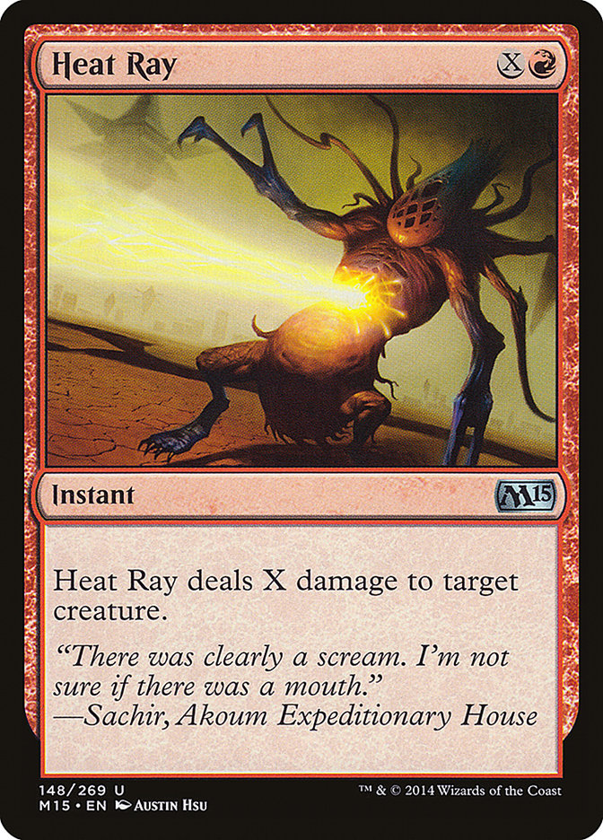 Card Scan of Heat Ray | M15