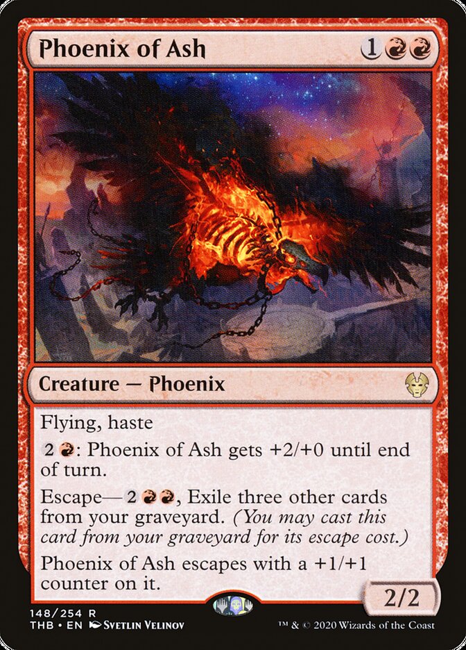 Card Scan of Phoenix of Ash | THB