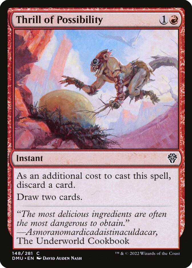 Card Scan of Thrill of Possibility | DMU