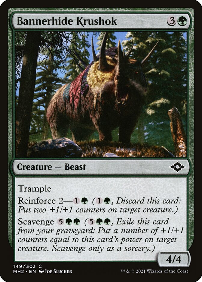 Card Scan of Bannerhide Krushok | MH2