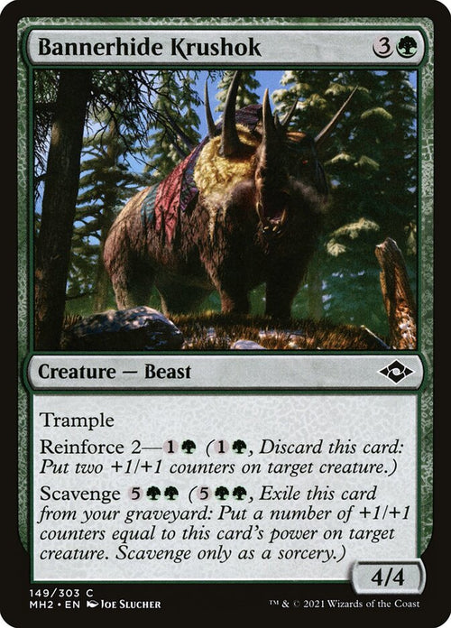 Card Scan of Bannerhide Krushok | MH2