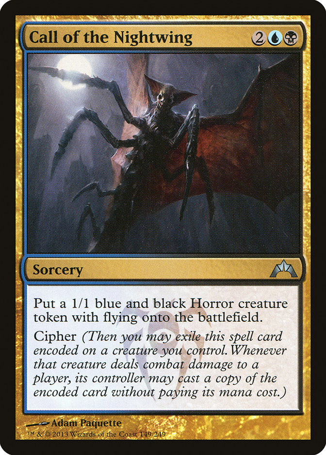 Card Scan of Call of the Nightwing | GTC