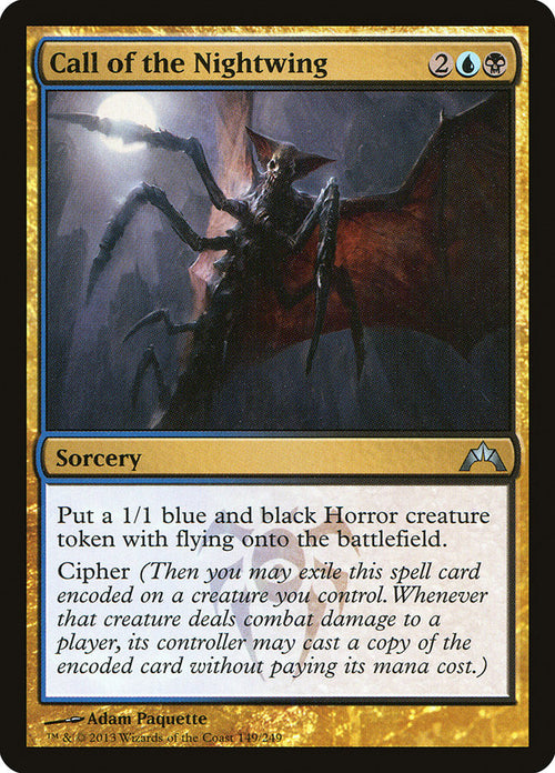 Card Scan of Call of the Nightwing | GTC