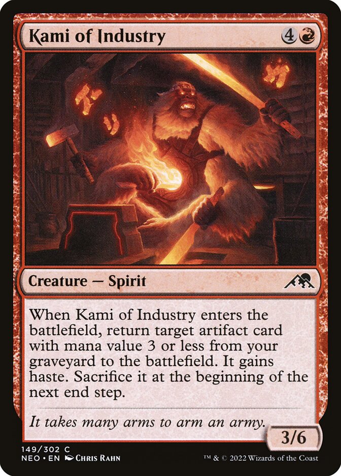 Card Scan of Kami of Industry | NEO