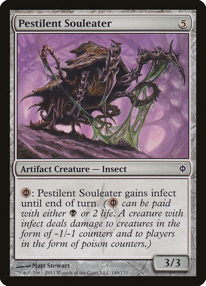 Card Scan of Pestilent Souleater | NPH