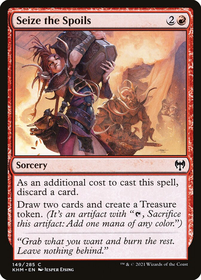 Card Scan of Seize the Spoils | KHM