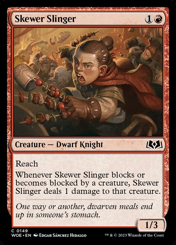 Card Scan of Skewer Slinger | WOE