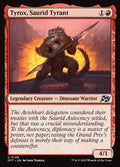 Card Scan of Tyrox, Saurid Tyrant | DFT