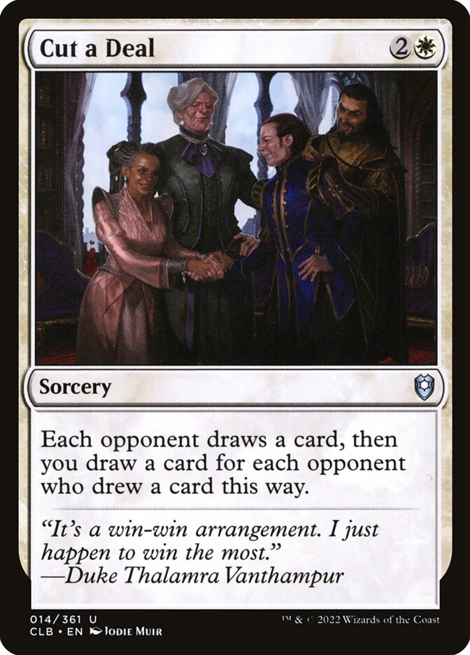 Card Scan of Cut a Deal | CLB