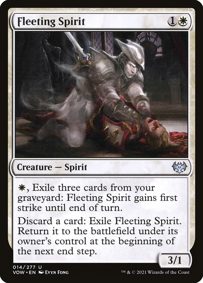 Card Scan of Fleeting Spirit | VOW