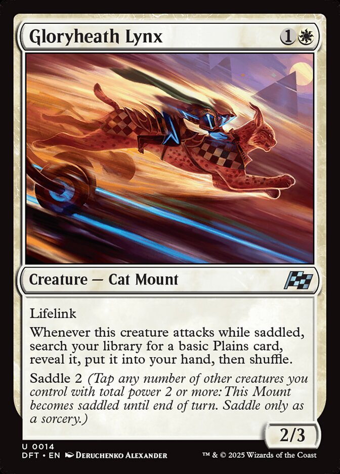 Card Scan of Gloryheath Lynx | DFT
