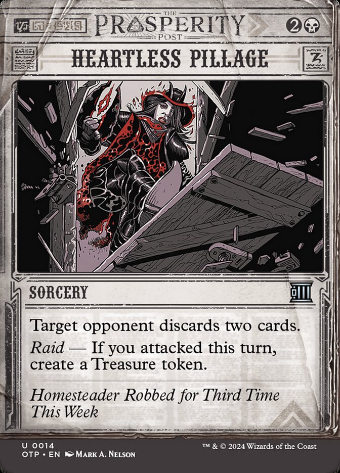 Card Scan of Heartless Pillage | OTP