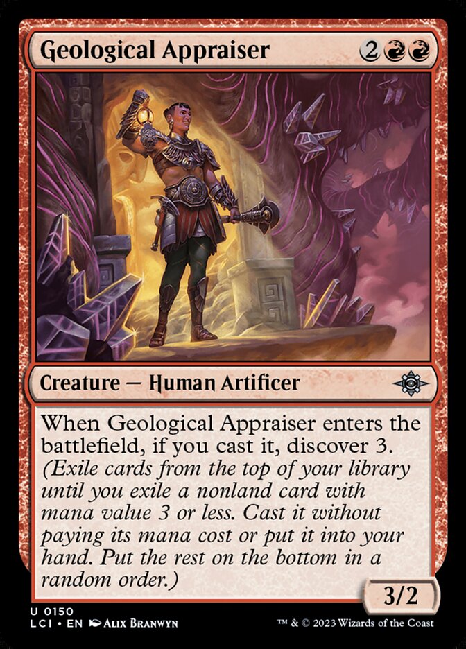 Card Scan of Geological Appraiser | LCI