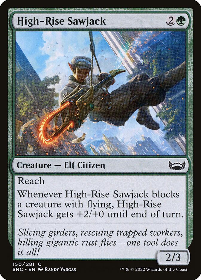 Card Scan of High-Rise Sawjack | SNC