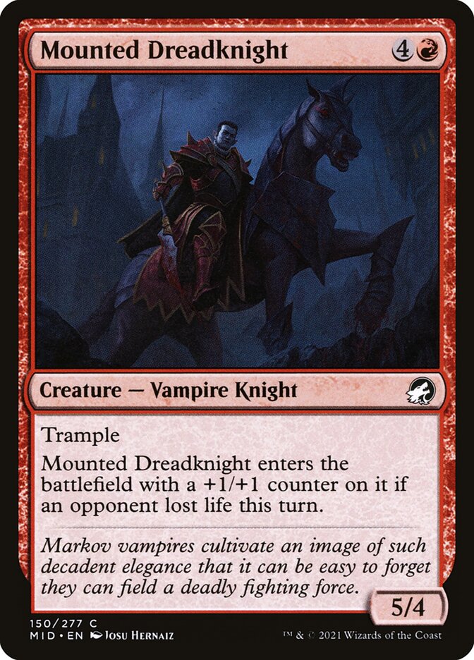 Card Scan of Mounted Dreadknight | MID
