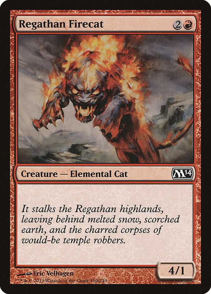 Card Scan of Regathan Firecat | M14
