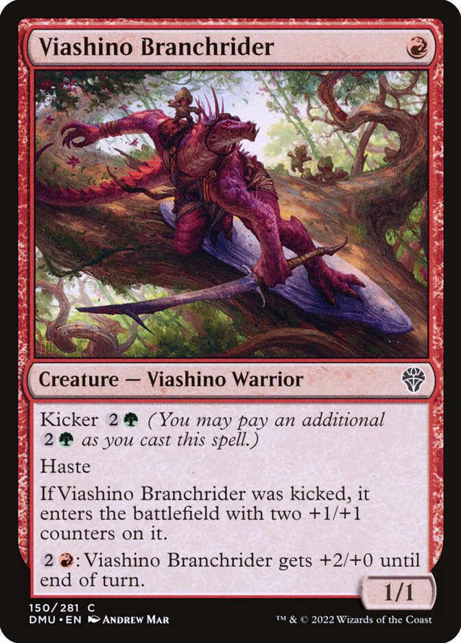 Card Scan of Viashino Branchrider | DMU