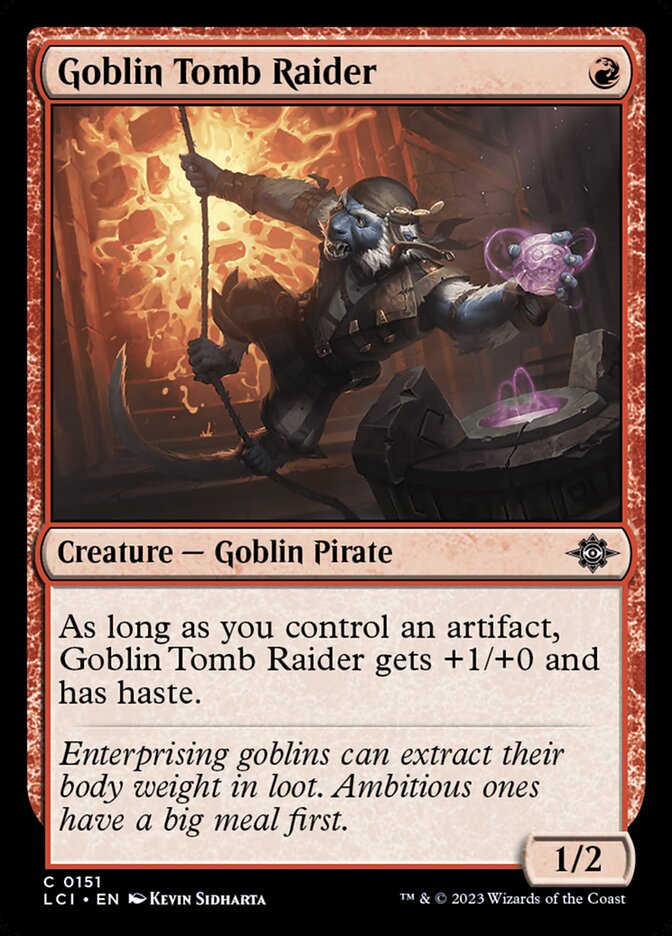Card Scan of Goblin Tomb Raider | LCI