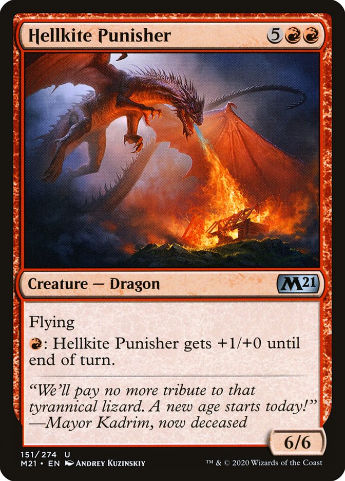Card Scan of Hellkite Punisher | M21