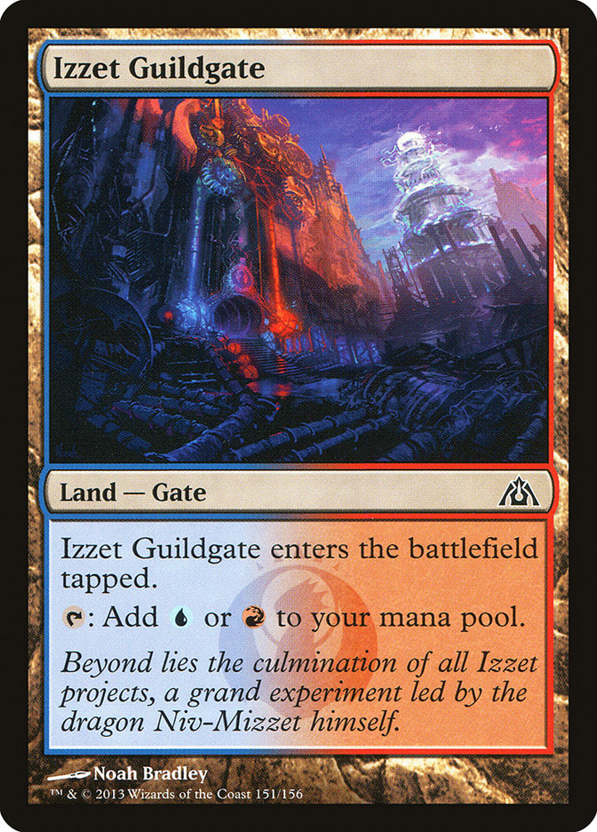 Card Scan of Izzet Guildgate | DGM
