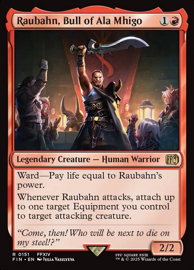 Card Scan of Raubahn, Bull of Ala Mhigo | FIN