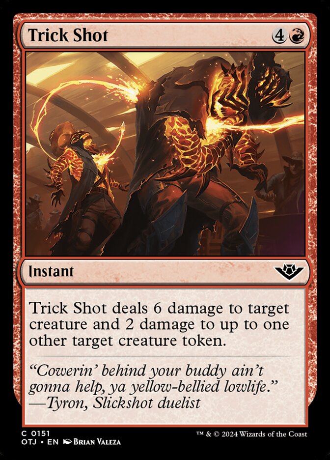 Card Scan of Trick Shot | OTJ