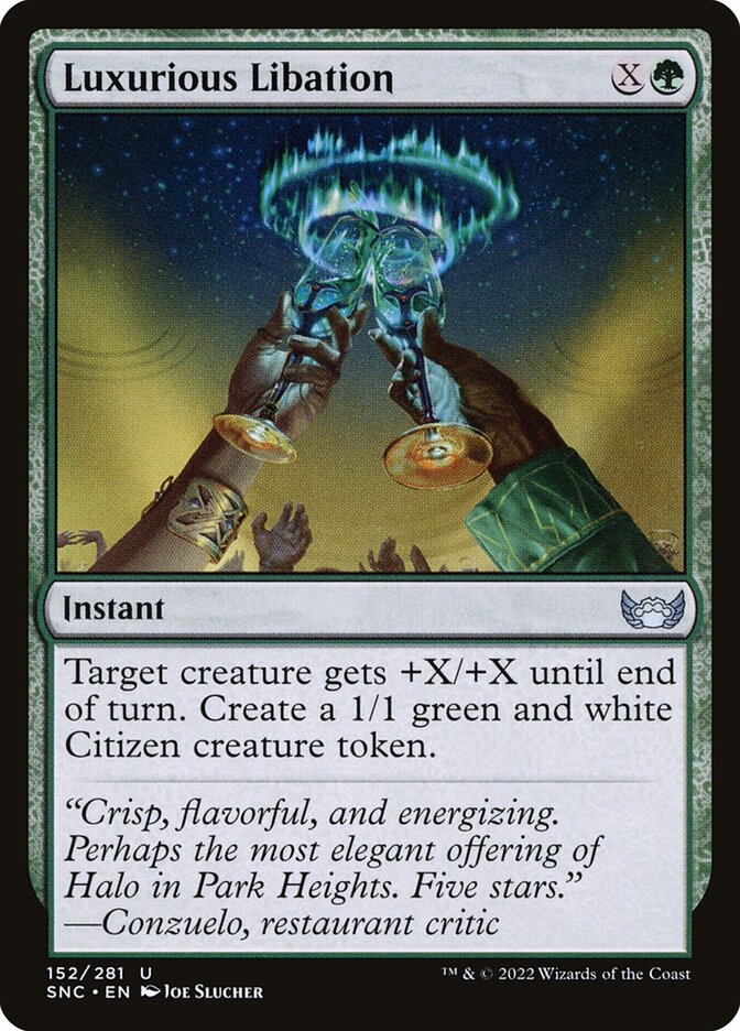 Luxurious Libation | SNC (Foil) - Card Scan
