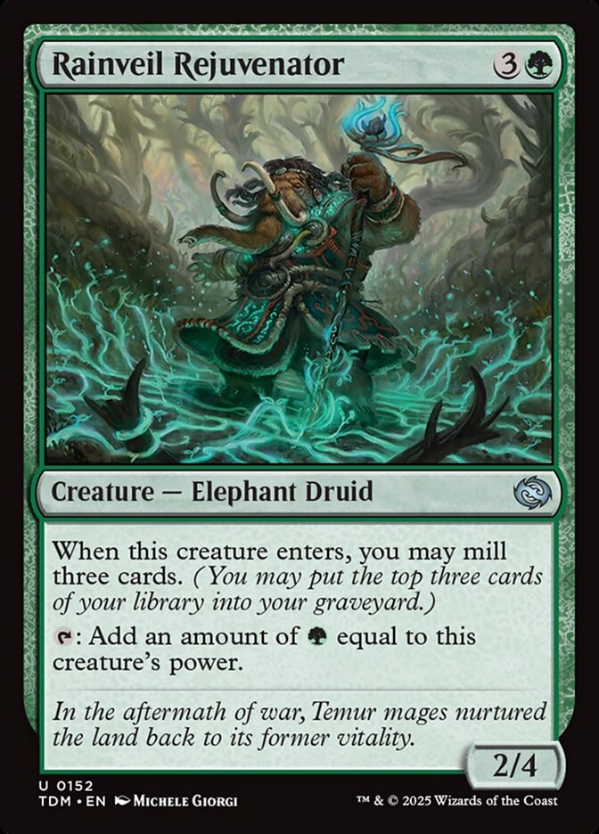 Card Scan of Rainveil Rejuvenator | TDM