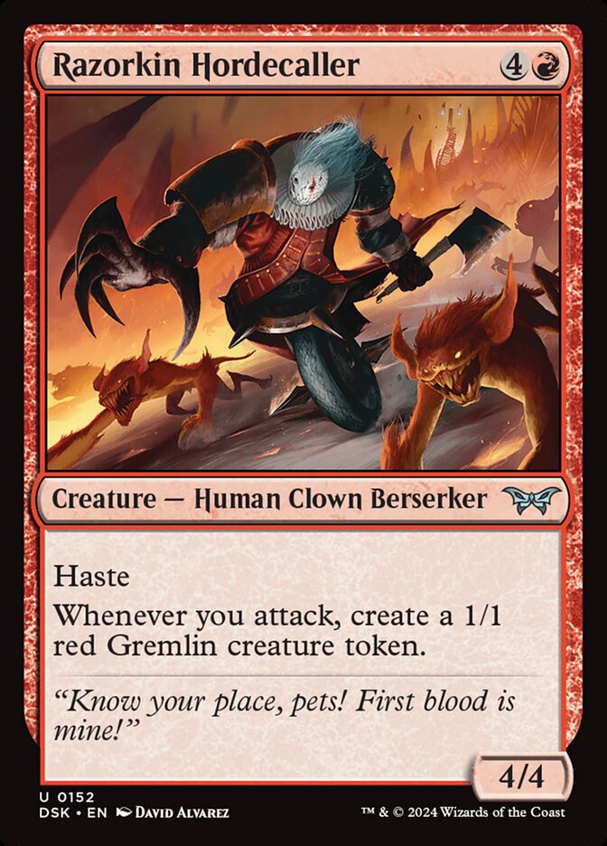 Card Scan of Razorkin Hordecaller | DSK
