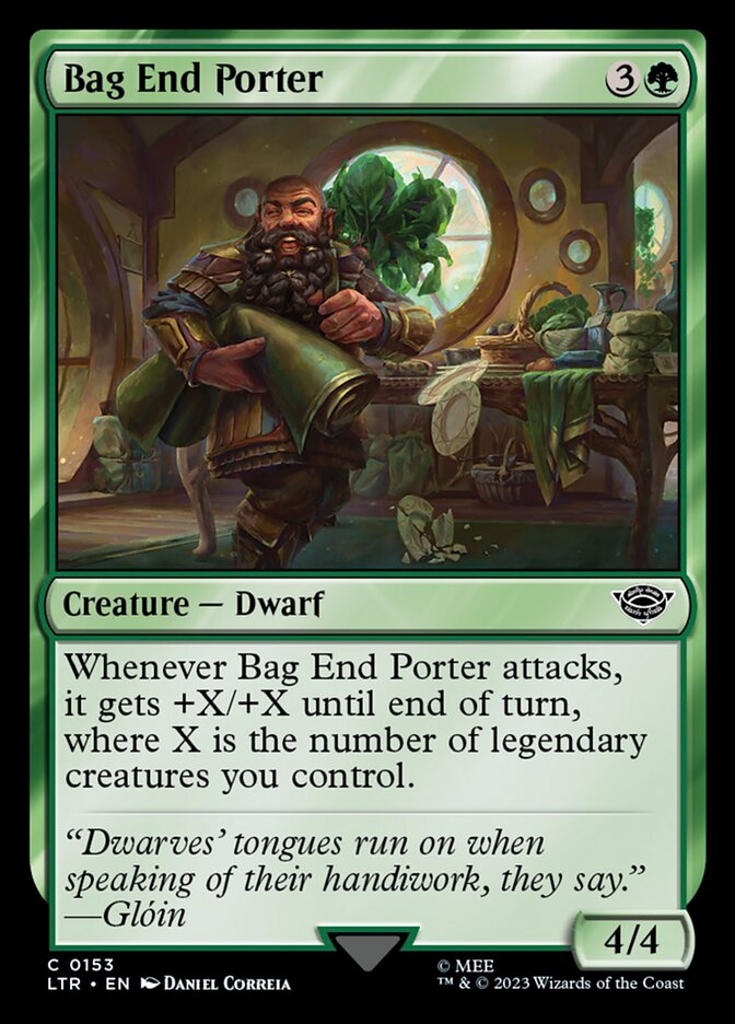 Card Scan of Bag End Porter | LTR