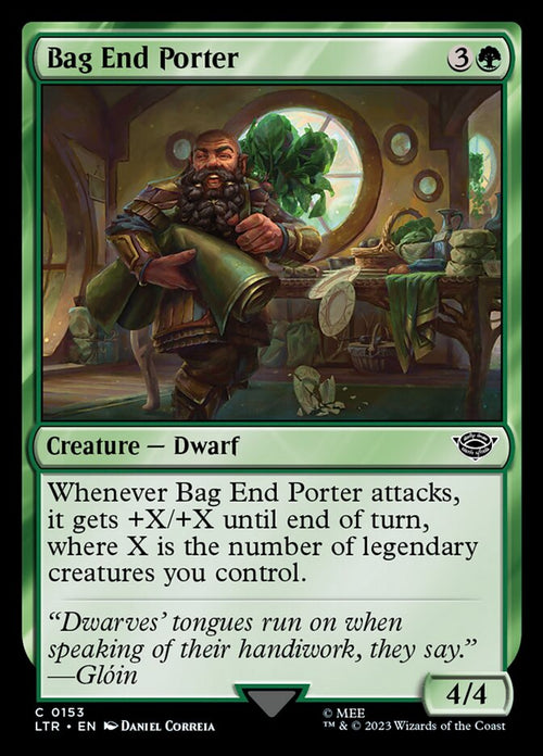 Card Scan of Bag End Porter | LTR
