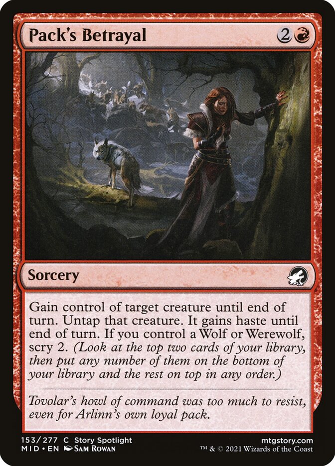 Card Scan of Pack's Betrayal | MID