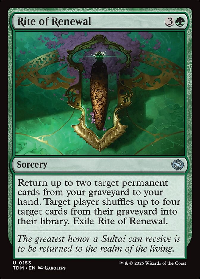 Card Scan of Rite of Renewal | TDM