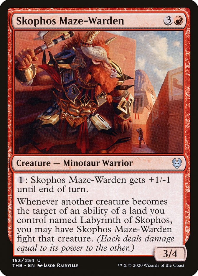 Card Scan of Skophos Maze-Warden | THB