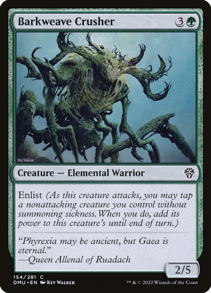 Card Scan of Barkweave Crusher | DMU