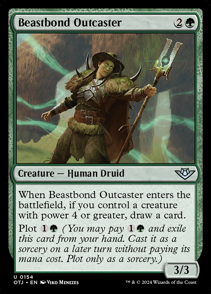 Card Scan of Beastbond Outcaster | OTJ