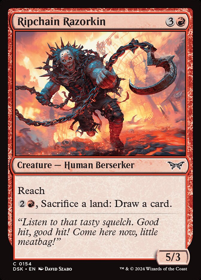 Card Scan of Ripchain Razorkin | DSK