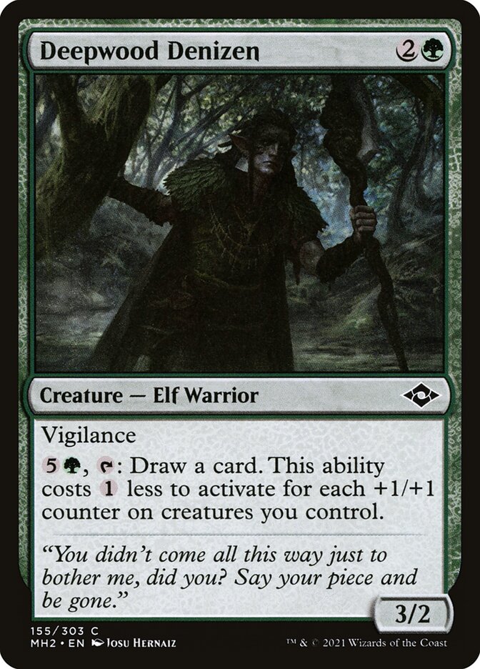 Card Scan of Deepwood Denizen | MH2