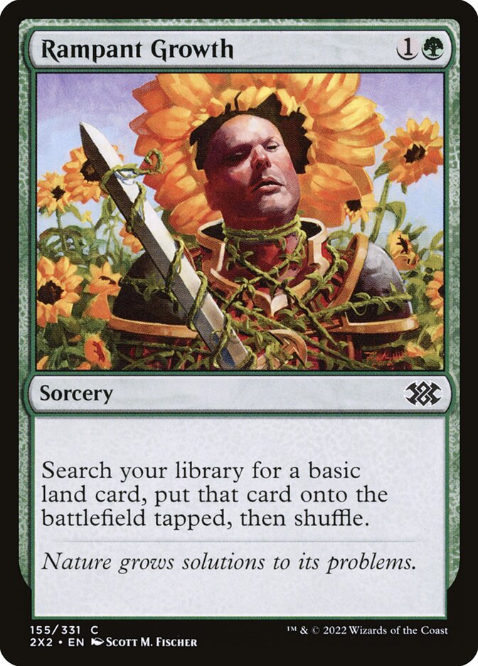 Card Scan of Rampant Growth | 2X2