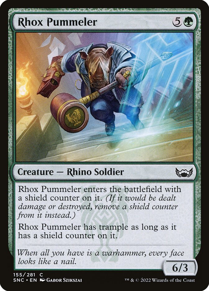 Card Scan of Rhox Pummeler | SNC