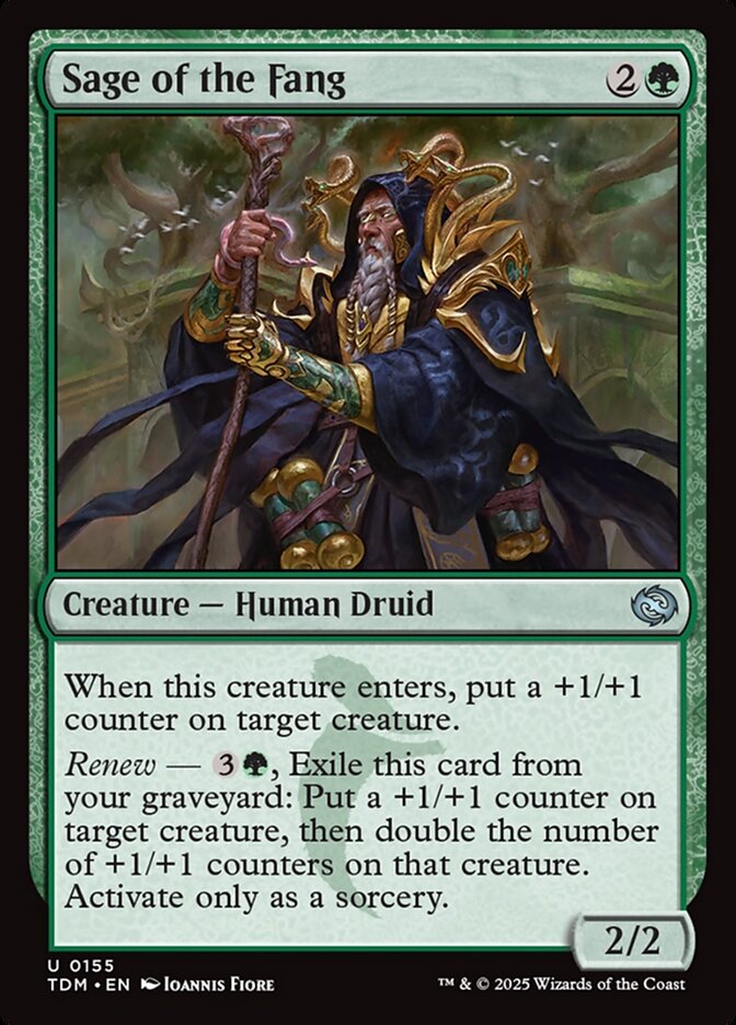 Card Scan of Sage of the Fang | TDM