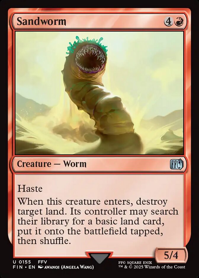 Card Scan of Sandworm | FIN