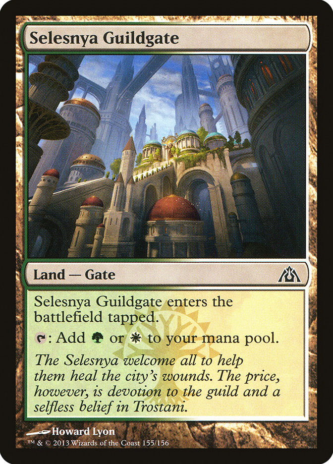 Card Scan of Selesnya Guildgate | DGM
