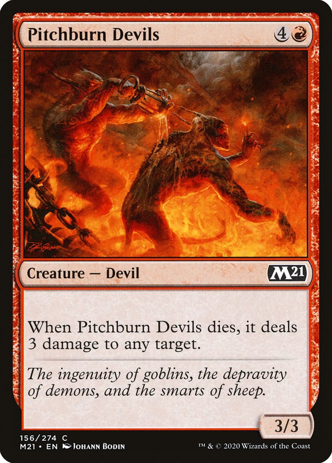 Card Scan of Pitchburn Devils | M21