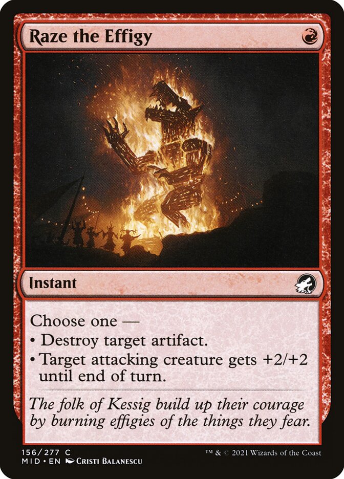 Card Scan of Raze the Effigy | MID