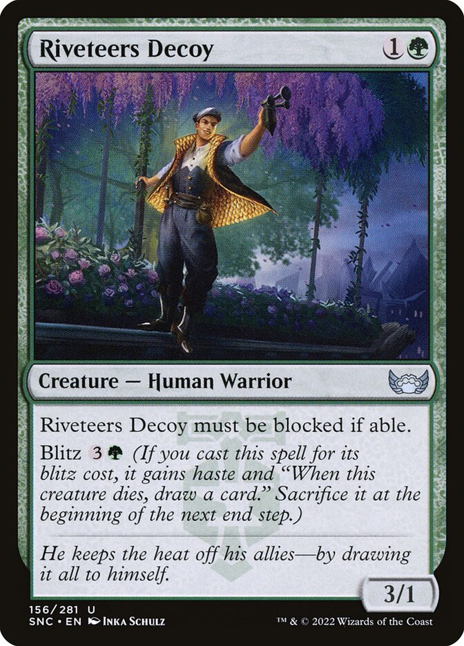 Card Scan of Riveteers Decoy | SNC