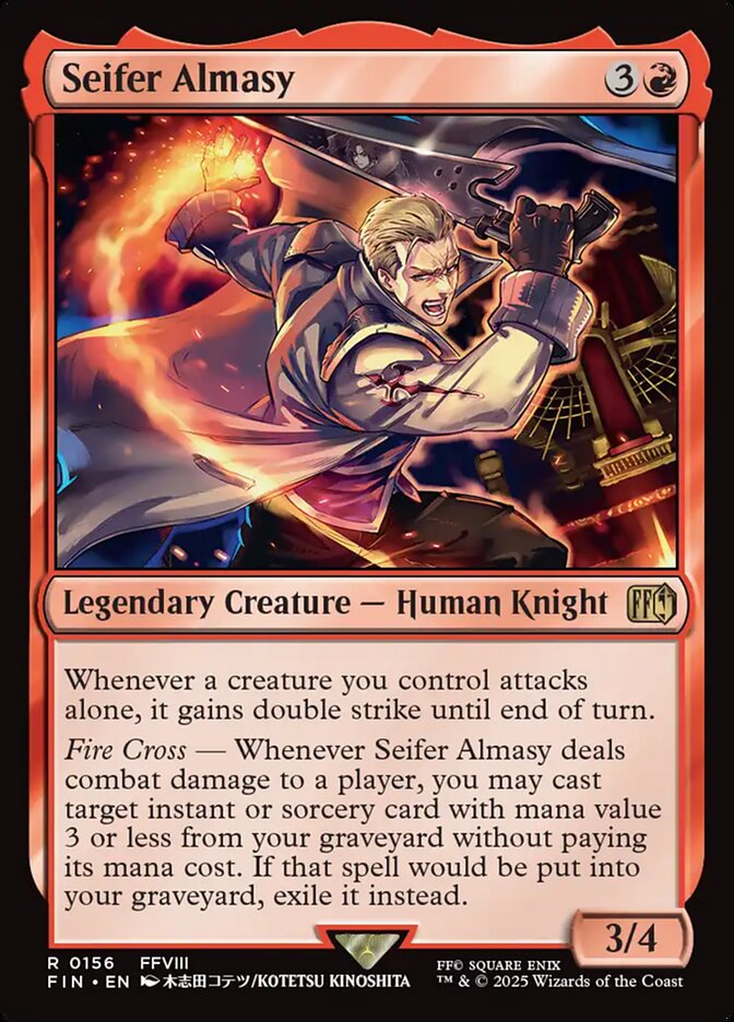 Card Scan of Seifer Almasy | FIN