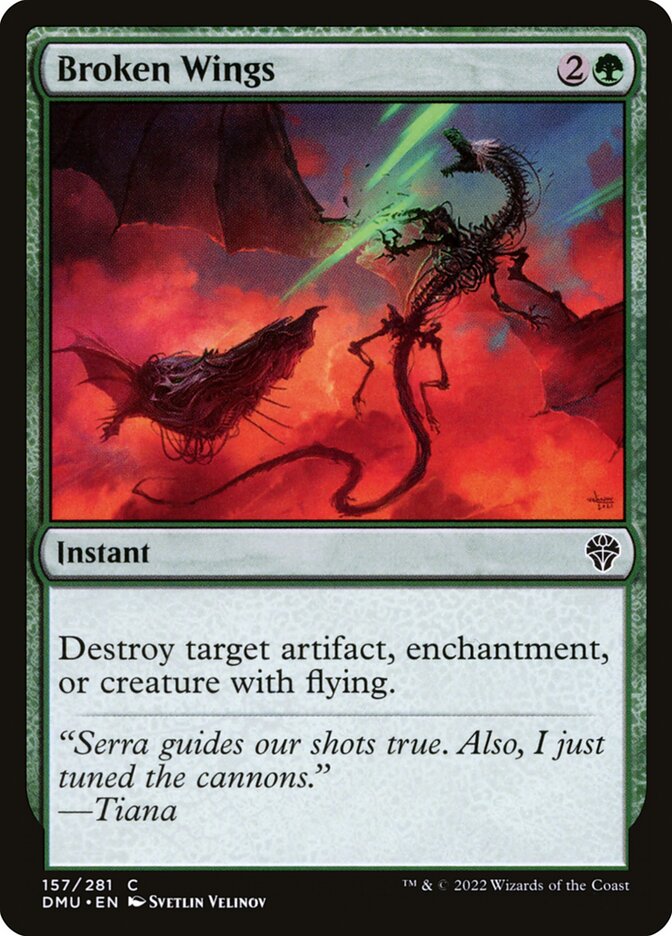 Card Scan of Broken Wings | DMU