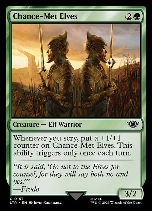 Card Scan of Chance-Met Elves | LTR