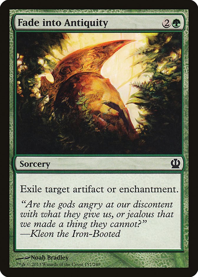 Card Scan of Fade into Antiquity | THS